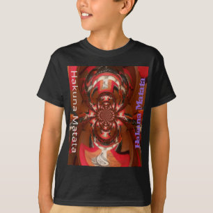 Hakuna Matata Halloween Mask Kaleidoskop Abstrakt T-Shirt