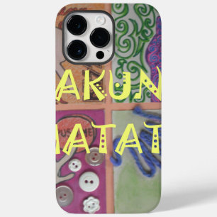 Hakuna Matata Handzeichen Kunst drucken Case-Mate iPhone Hülle