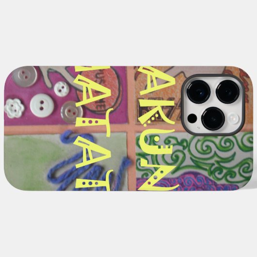 Hakuna Matata Handzeichen Kunst drucken Case-Mate iPhone Hülle (Rückseite (Horizontal))