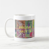 Hakuna Matata Handzeichen Kunst drucken Kaffeetasse (Links)