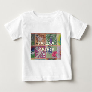 Hakuna Matata Handzeichen Kunstposter Baby T-shirt