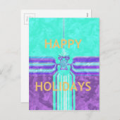 Hakuna Matata Happy Holidays Feiertagspostkarte (Vorne/Hinten)