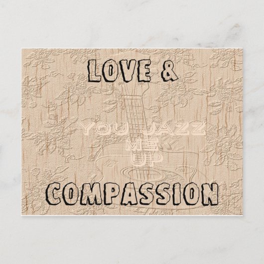Hakuna Matata Humble Pie I Liebe Jazz Postkarte (Vorderseite)
