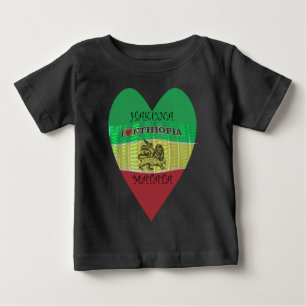 Hakuna Matata I Liebe Ethiopia Colors.png Baby T-shirt