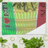 Hakuna Matata I Liebe Ethiopia Colors.png Geschirrtuch (Gefaltet)