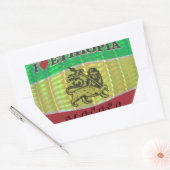 Hakuna Matata I Liebe Ethiopia Colors.png Rechteckiger Aufkleber (Umschlag)