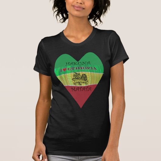 Hakuna Matata I Liebe Ethiopia Colors.png T-Shirt (Vorderseite)
