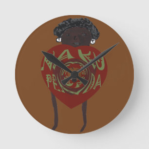 Hakuna Matata I Liebe Sie Nakupenda Kenia Suaheli Runde Wanduhr