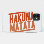 Hakuna Matata iPhone Fall Case-Mate iPhone Hülle (Rückseite (Horizontal))