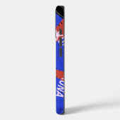 Hakuna Matata Iridiscent Blue Case-Mate iPhone Hülle (Rückseite / Links)