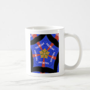 Hakuna Matata Iridiscent Blue Kaffeetasse
