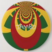 Hakuna Matata Jamaika Rasta-Farben Mode Button (Vorderseite)