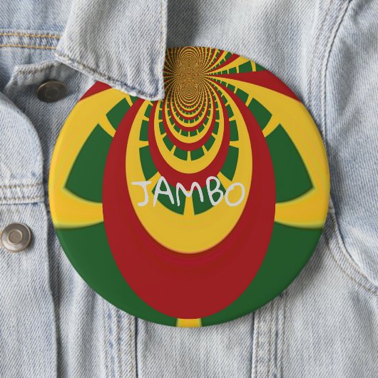 Hakuna Matata Jamaika Rasta-Farben Mode Button (Beispiel)
