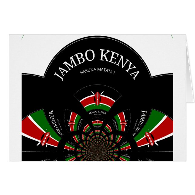 Hakuna Matata Jambo Kenya (Vorderseite (Horizontal))