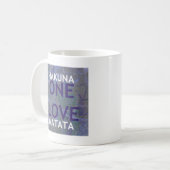 HAKUNA MATATA KAFFEETASSE (Vorderseite Links)
