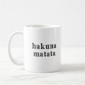 Hakuna Matata Kaffeetasse (Links)