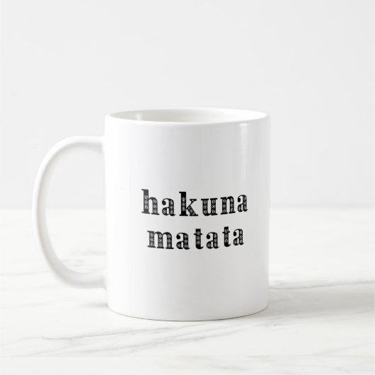 Hakuna Matata Kaffeetasse (Links)