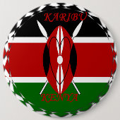 Hakuna matata Karaibu Kenya Button (Vorderseite)