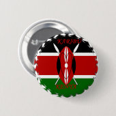 Hakuna matata Karaibu Kenya Button (Vorne & Hinten)