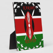 Hakuna matata Karaibu Kenya Fotoplatte (Seite)