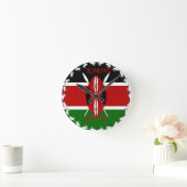 Hakuna matata Karaibu Kenya Runde Wanduhr (Zuhause)