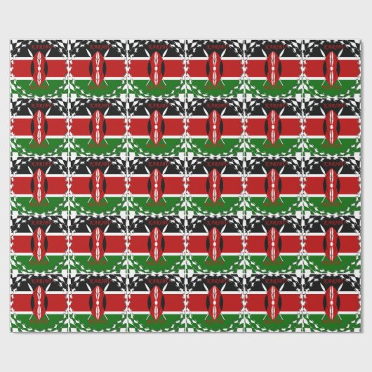 Hakuna matata Karibu Kenya Geschenkpapier (Flach)