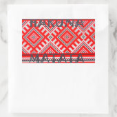 Hakuna Matata - Keine Sorge Swahili Art Collection Rechteckiger Aufkleber (Tasche)