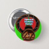 Hakuna Matata Kenya Art Print Button (Vorne & Hinten)