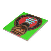 Hakuna Matata Kenya Art Print Fliese (Seite)