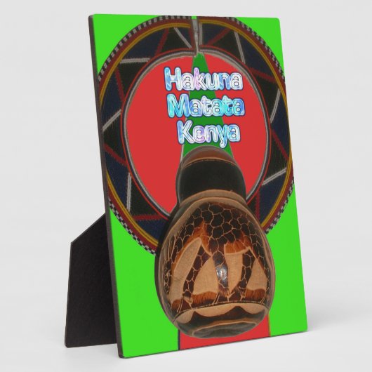Hakuna Matata Kenya Art Print Fotoplatte (Seite)