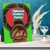 Hakuna Matata Kenya Art Print Fotoplatte (Seite)