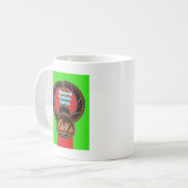 Hakuna Matata Kenya Art Print Kaffeetasse (Vorderseite Links)
