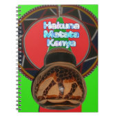 Hakuna Matata Kenya Art Print Notizblock (Vorderseite)