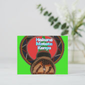 Hakuna Matata Kenya Art Print Postkarte (Stehend Vorderseite)