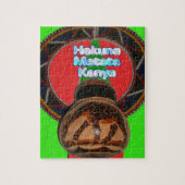 Hakuna Matata Kenya Art Print Puzzle (Vertikal)