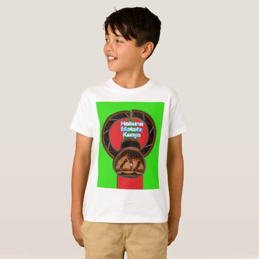 Hakuna Matata Kenya Art Print T-Shirt (Vorne ganz)