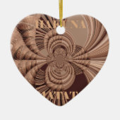 Hakuna Matata Kenya Giraffe Safari Woven Sourveni Keramik Ornament (Vorne)