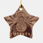 Hakuna Matata Kenya Giraffe Safari Woven Sourveni Keramikornament (Vorne)