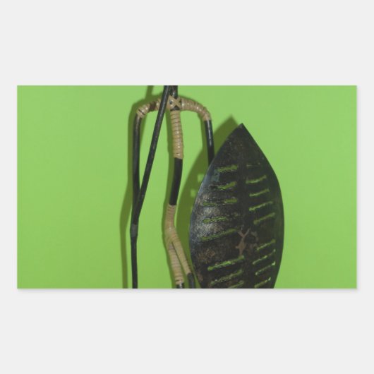 Hakuna Matata Kenya Maasai.JPG Rechteckiger Aufkleber (Vorderseite)