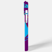 "Hakuna Matata Kenya" Schmetterlingskunst Print/Gr Case-Mate iPhone Hülle (Rückseite / Links)