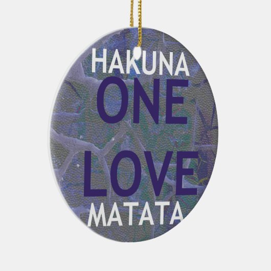 HAKUNA MATATA KERAMIK ORNAMENT (Rechts)