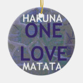 HAKUNA MATATA KERAMIK ORNAMENT (Vorne)