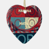 Hakuna matata keramik ornament (Rechts)