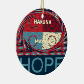Hakuna matata keramikornament (Rechts)