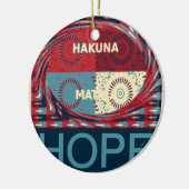 Hakuna matata keramikornament (Links)