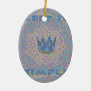 Hakuna matata keramikornament