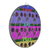 Hakuna Matata Liebe Eat Play.png Dartscheibe (Vorderseite Links)