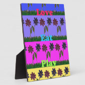 Hakuna Matata Liebe Eat Play.png Fotoplatte (Seite)