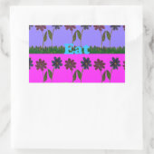 Hakuna Matata Liebe Eat Play.png Rechteckiger Aufkleber (Tasche)