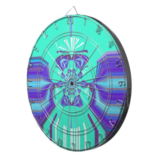 Hakuna Matata Lila Mischung Dartscheibe (Vorderseite rechts)